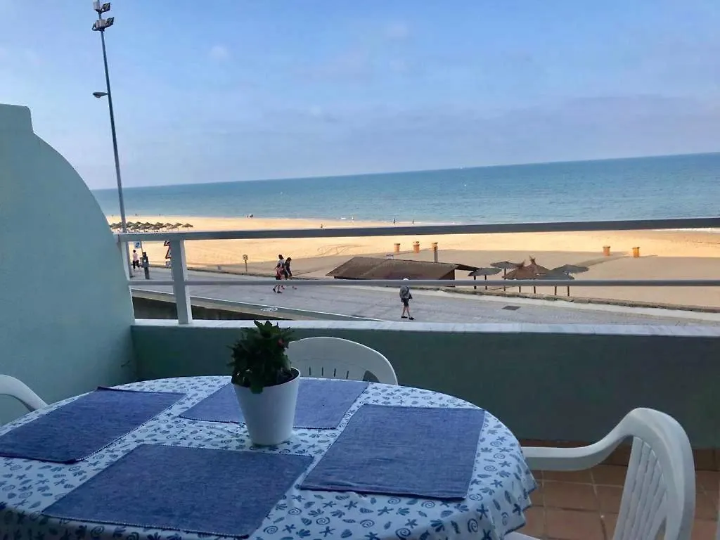 Gatu Premium Villa Isabel Terraza,Parking,1ºlinea Playa,Wifi,Vista Al Mar , Preferente Mayores De 25 Anos Y Familias Cadiz Apartment