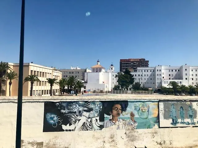 Apartmán Gatu Premium Villa Isabel Terraza,Parking,1ºlinea Playa,Wifi,Vista Al Mar , Preferente Mayores De 25 Anos Y Familias Cádiz Španělsko